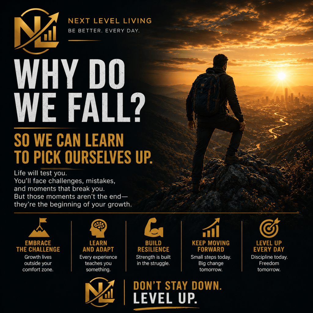 Why Do We Fall? Failure Reveals Who We Are—and Who We Are Willing to&nbsp;Become